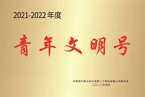 水电八局2021年度青年文明号